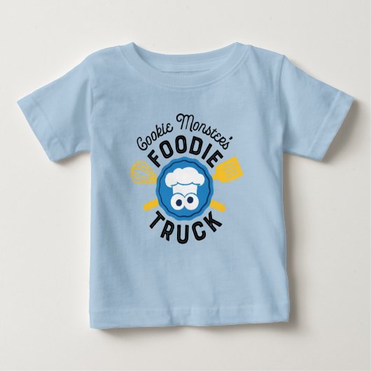 Cookie Monster's Feinschmecker Truck Logo Baby T-shirt (Vorderseite)
