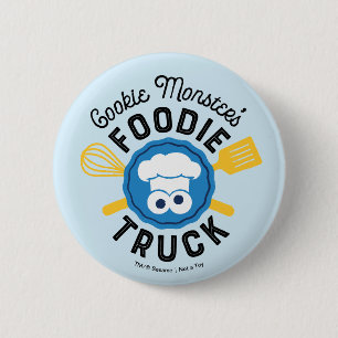 Cookie Monster's Feinschmecker Truck Logo Button