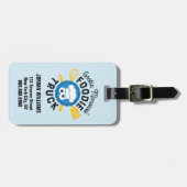 Cookie Monster's Feinschmecker Truck Logo Gepäckanhänger (Vorderseite horizontal)