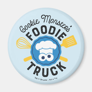 Cookie Monster's Feinschmecker Truck Logo Magnet