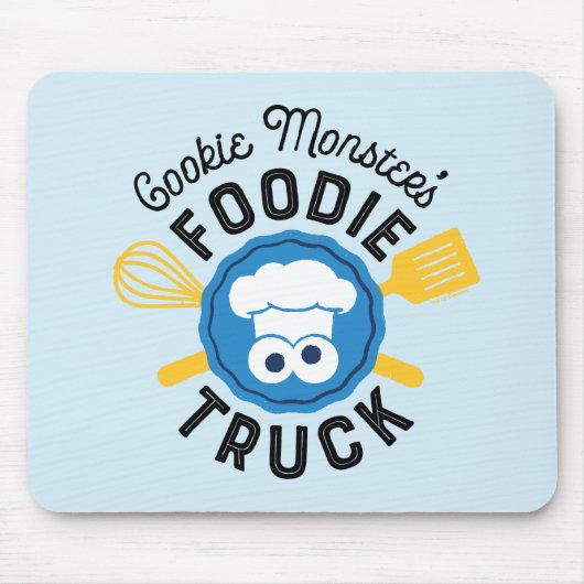 Cookie Monster's Feinschmecker Truck Logo Mousepad (Vorne)