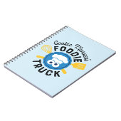 Cookie Monster's Feinschmecker Truck Logo Notizblock (Linke Seite)