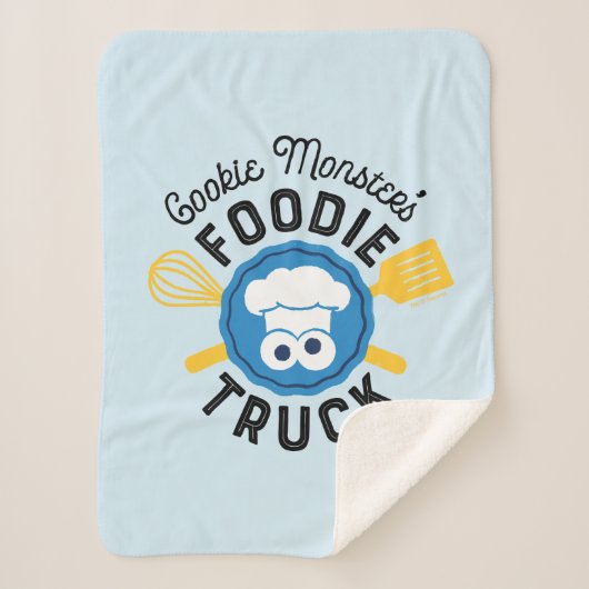 Cookie Monster's Feinschmecker Truck Logo Sherpadecke (Vorderseite)