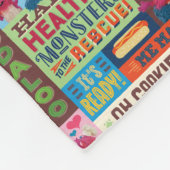 Cookie Monsters Feinschmecker Truck Muster Fleecedecke (Ecke)