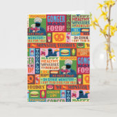 Cookie Monster's Feinschmecker Truck Muster Karte (Gelbe Blume)