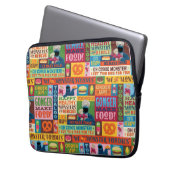 Cookie Monster's Feinschmecker Truck Muster Laptopschutzhülle (Vorderseite Links)