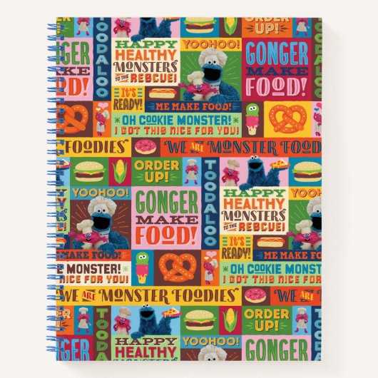 Cookie Monster's Feinschmecker Truck Muster Notizblock (Vorderseite)