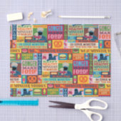 Cookie Monster's Feinschmecker Truck Muster Seidenpapier (Handwerk)