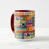 Cookie Monster's Feinschmecker Truck Muster Tasse (Vorderseite Links)