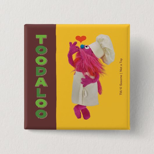 Cookie Monster's Feinschmecker Truck | Toodaloo Button (Vorderseite)