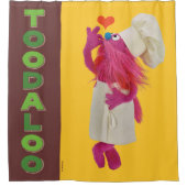 Cookie Monster's Feinschmecker Truck | Toodaloo Duschvorhang (Vorderseite)
