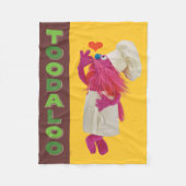 Cookie Monster's Feinschmecker Truck | Toodaloo Fleecedecke (Vorderseite)