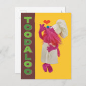 Cookie Monster's Feinschmecker Truck | Toodaloo Postkarte (Vorne/Hinten)