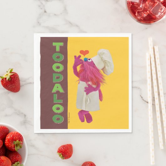 Cookie Monster's Feinschmecker Truck | Toodaloo Serviette (Beispiel)