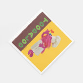 Cookie Monster's Feinschmecker Truck | Toodaloo Serviette (Ecke)