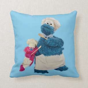 Cookie Monster's Food Truck Partner Kissen