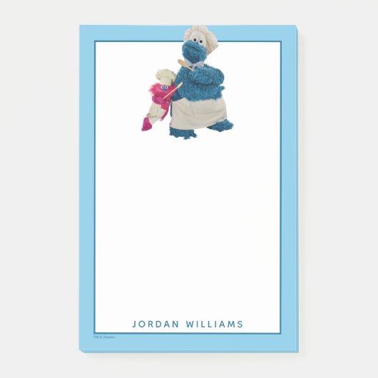 Cookie Monster's Food Truck Partners Post-it Klebezettel (Vorderseite)