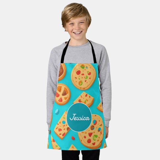 Cookie Mosaik Personalisiertes Muster Schürze (Getragen)