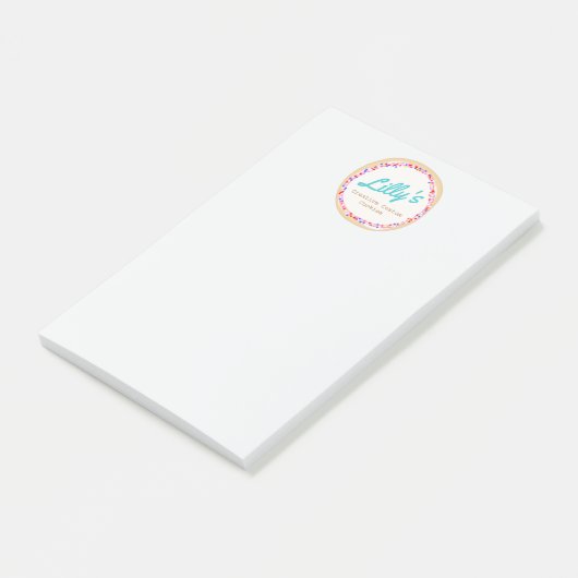 Cookie- oder Cupcake-Dekorator Post-it Klebezettel (angewinkelt)