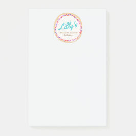 Cookie- oder Cupcake-Dekorator Post-it Klebezettel