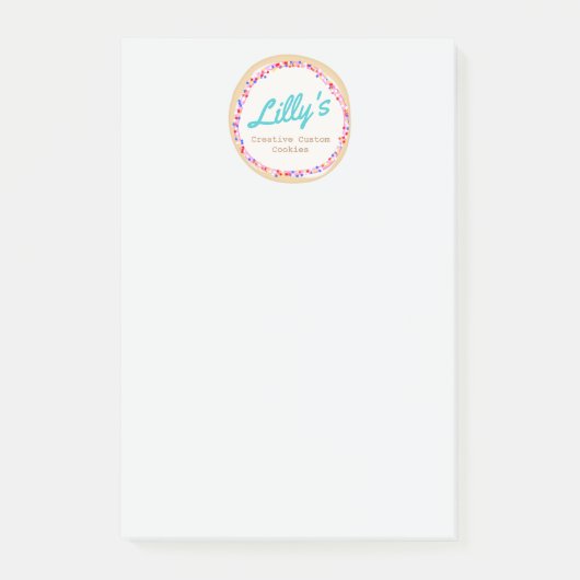 Cookie- oder Cupcake-Dekorator Post-it Klebezettel (Vorderseite)