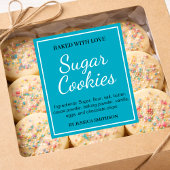 Cookie (oder jede andere Formulierung) Selbstgemac Weinetikett