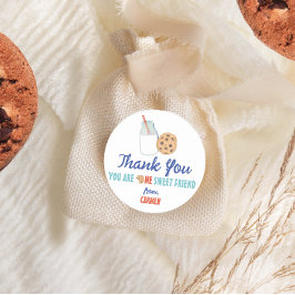 Cookie One Sweet First Birthday Runder Aufkleber