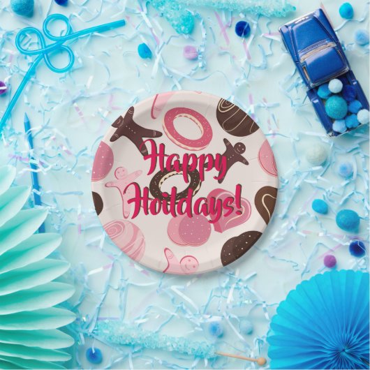 Cookie Party Spaß glückliche Ferien! Pappteller (Party)