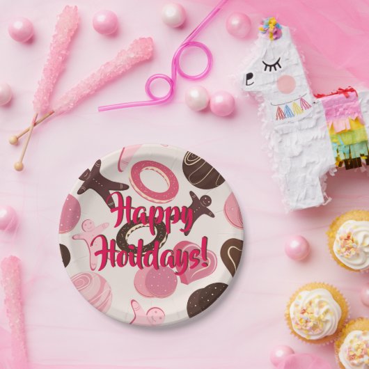 Cookie Party Spaß glückliche Ferien! Pappteller (Party)