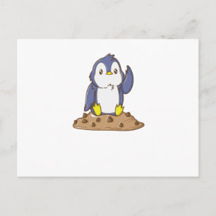 Cookie Pinguin Postkarte