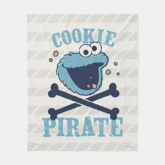 Cookie Pirate 2 Fleecedecke (Vorderseite)