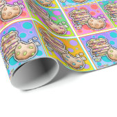 Cookie Pop Art Wrapping Paper Geschenkpapier (Rolleneckpunkt)