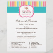 Cookie Price List Flyer (Vorne)