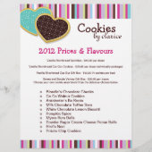 Cookie Price List Flyer (Vorne)