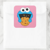 Cookie Quadratischer Aufkleber (Tasche)