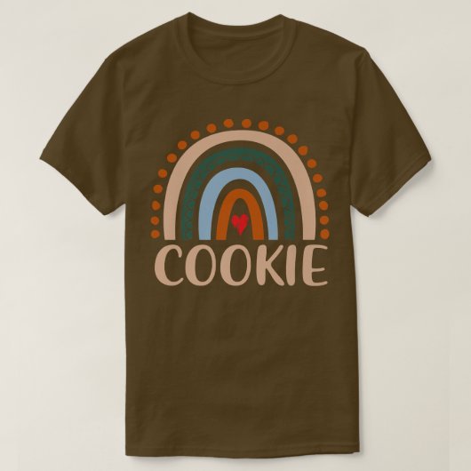 Cookie Rainbow Grandma Niedlich Mütter Day Funny C T-Shirt (Design vorne)