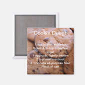 Cookie Recipe Magnet (Vorderseite/Rückseite)