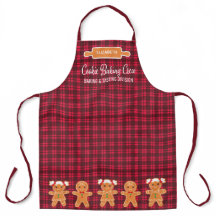 Cookie Red Kariert Gingerbrot Monogramm Backen
