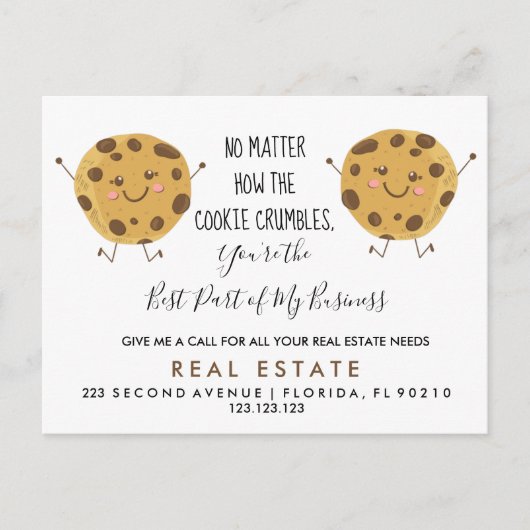 COOKIE-Referenzen für echtes Anwesen Ankündigung (Vorderseite)