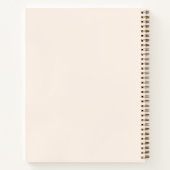 Cookie Rezept-Notebook Notizblock (Rückseite)