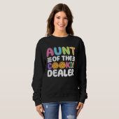 Cookie Scout Aunt And Cookie Dealer Aunt Sweatshirt (Vorne ganz)
