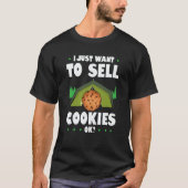 Cookie Scout For Cookie Dealer Cookie Seller Cooki T-Shirt (Vorderseite)