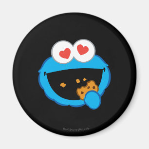Cookie Smiling Face mit herzförmigen Augen Magnet