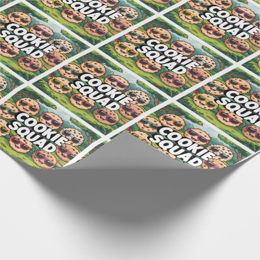 Cookie Squad Geschenkpapier (Ecke)