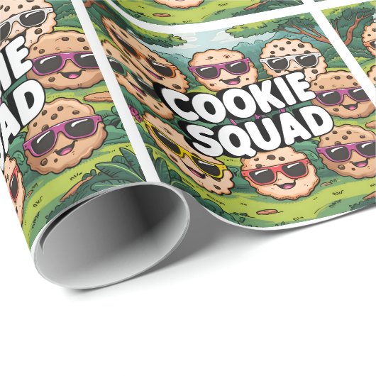Cookie Squad Geschenkpapier (Rolleneckpunkt)
