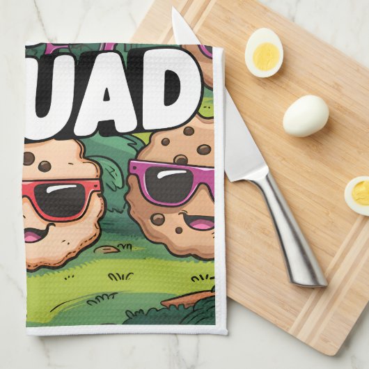 Cookie Squad Geschirrtuch (Viertel Falte)