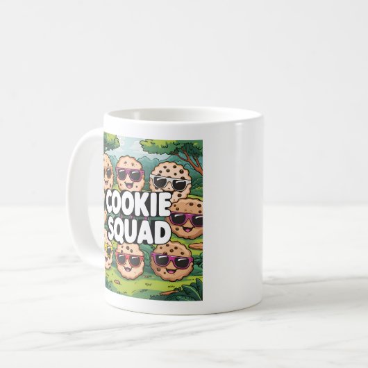 Cookie Squad Kaffeetasse (Vorderseite Links)