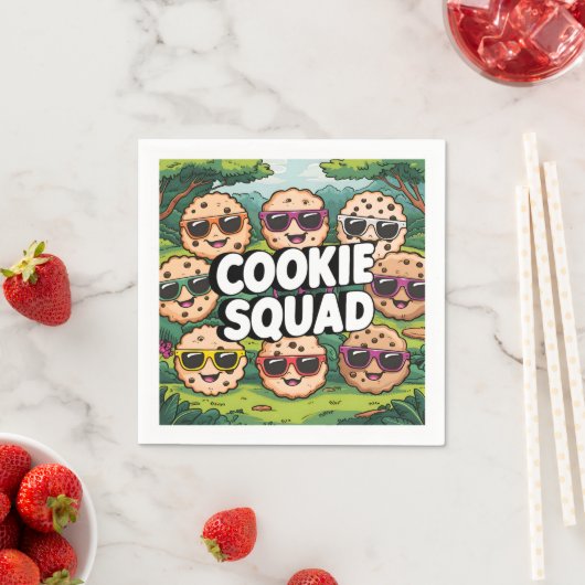 Cookie Squad Serviette (Beispiel)
