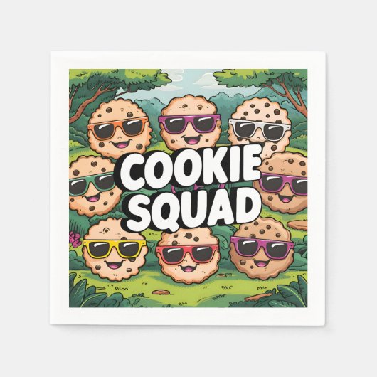 Cookie Squad Serviette (Vorderseite)