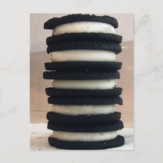 Cookie Stack Postkarte (Vorderseite)
